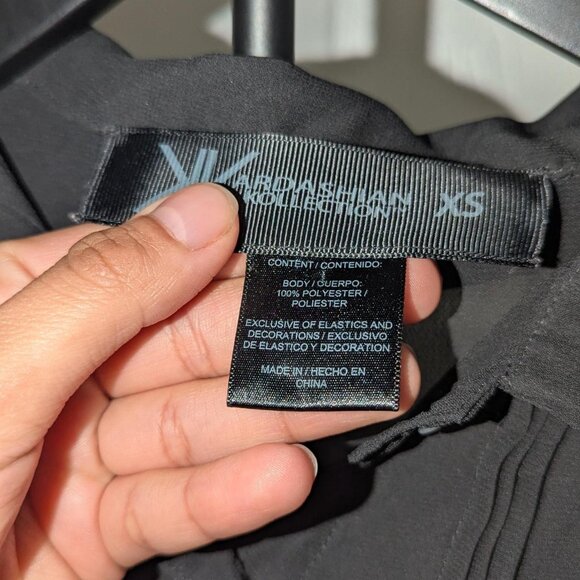 Kardashian Kollection Black Sheer Button Down Dress Women XS - Picture 2 of 2